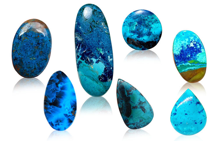 Eklavya Jewels Natural Shattuckite Gemstone Beads – 3mm Box Shape Faceted – 13 Inch Strand