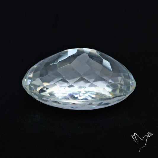 Himalayan Clear Crystal Quartz Faceted Fine Gemstone