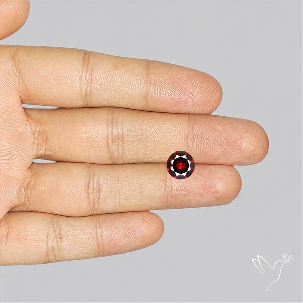 Red Almandine (Pyrope) Garnet Faceted Mozambique Garnet