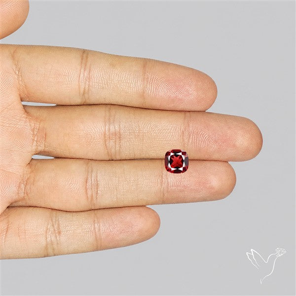 Red Almandine (Pyrope) Garnet Faceted Mozambique Garnet