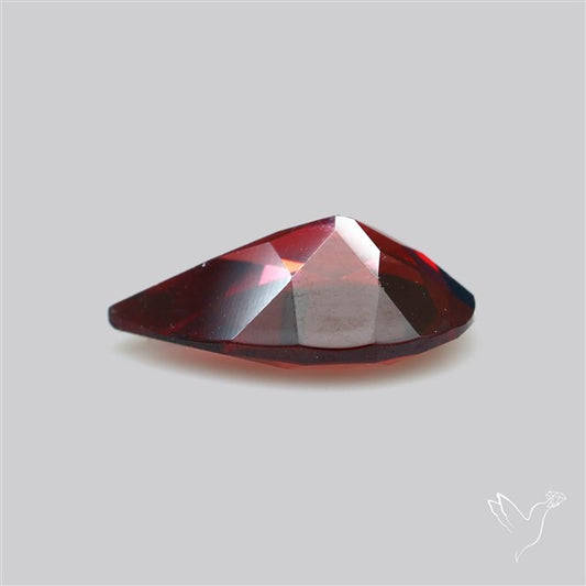 Red Almandine (Pyrope) Garnet Faceted Mozambique Garnet
