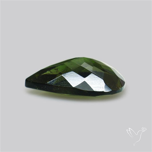 Czech Moldavite Rare Large Size Faceted