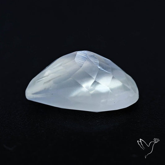 African Blue Moonstone Faceted Fine Gemstone