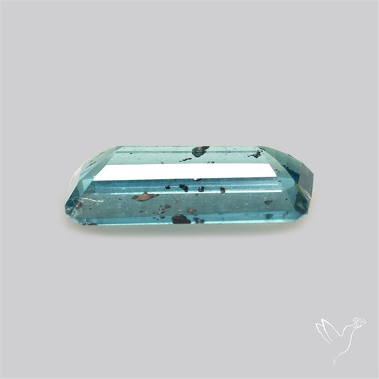 Faceted Teal Moss Kyanite