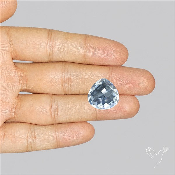 Himalayan Clear Quartz Faceted Crystal Fine Gemstone