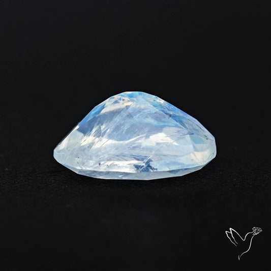 Faceted Indian Rainbow Moonstone