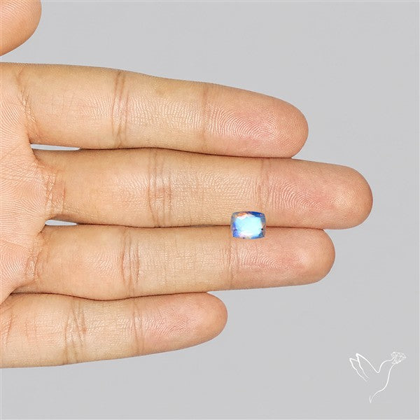 Faceted Indian Rainbow Moonstone