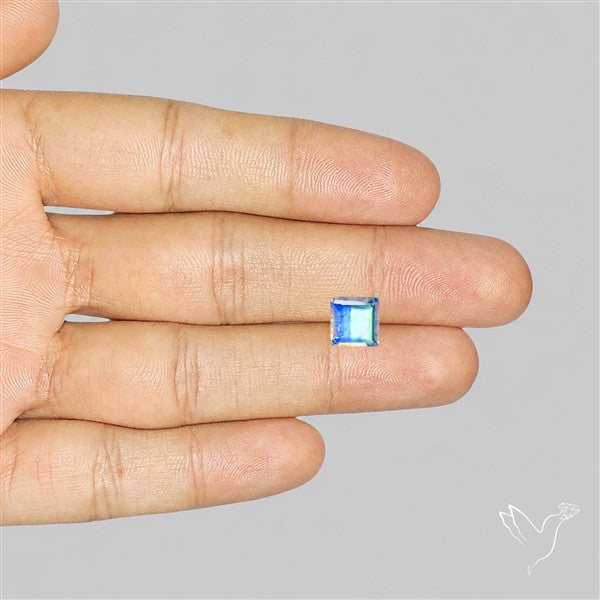 Faceted Indian Rainbow Moonstone