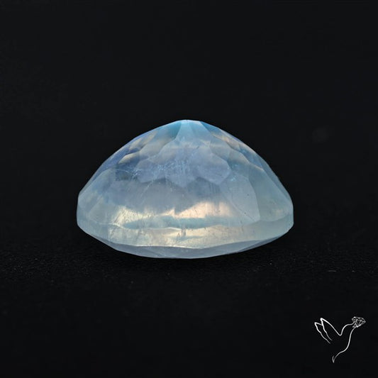 Faceted Indian Rainbow Moonstone