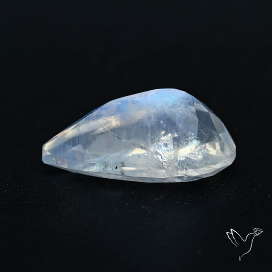 Faceted Indian Rainbow Moonstone