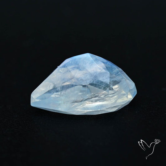 Faceted Indian Rainbow Moonstone