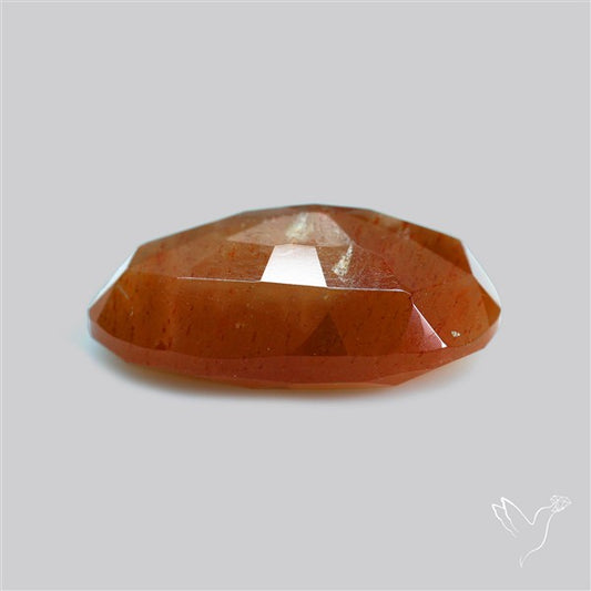 Meteor Shower Sunstone Faceted Rare Pattern Fine Gemstone