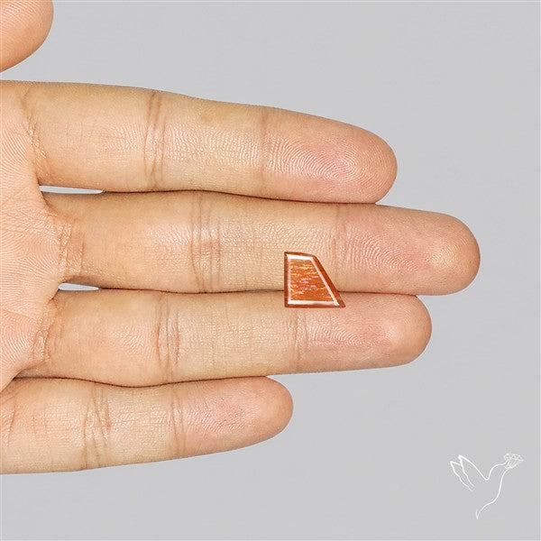 Meteor Shower Sunstone Faceted Rare Pattern Fine Gemstone