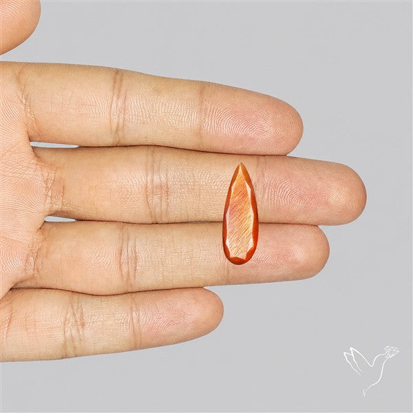Meteor Shower Sunstone Faceted Rare Pattern Fine Gemstone