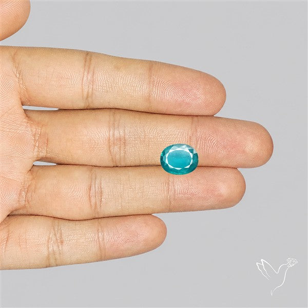 High Grade Teal Blue Kyanite Faceted Fine Gemstone