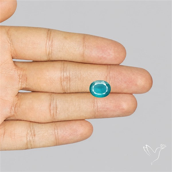 High Grade Teal Blue Kyanite Faceted Fine Gemstone