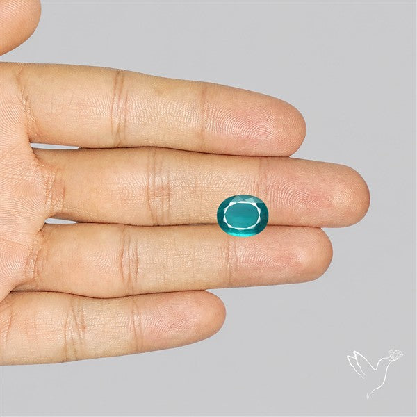 High Grade Teal Blue Kyanite Faceted Fine Gemstone