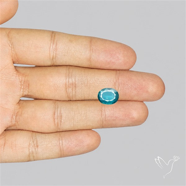 High Grade Teal Blue Kyanite Faceted Fine Gemstone