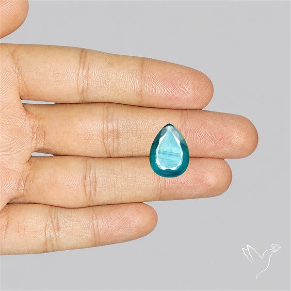 High Grade Teal Blue Kyanite Faceted Fine Gemstone