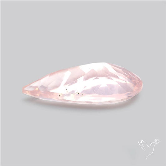 Millennium Cut Fine Rose Quartz Brazil Concave Cut