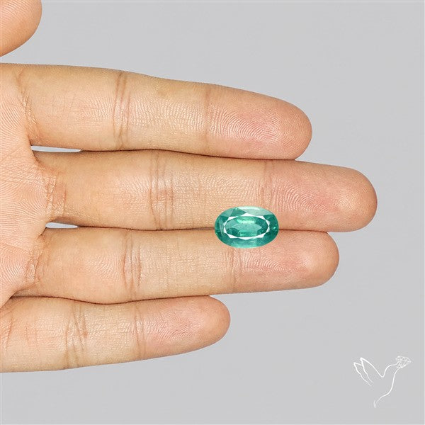 Faceted Paraiba Blue Fine Kyanite Gemstone