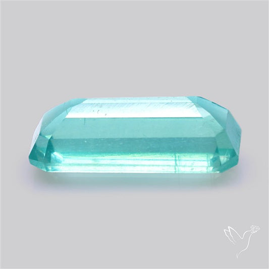 Faceted Paraiba Blue Fine Kyanite Gemstone