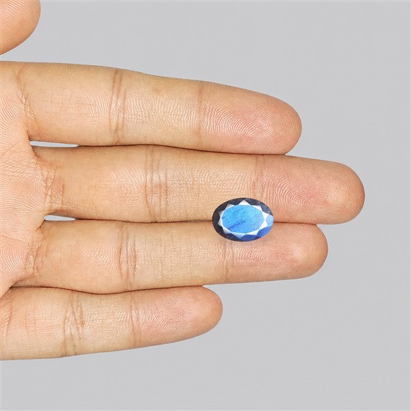 Deep Blue Labradorite Faceted High Grade Fine Gemstone