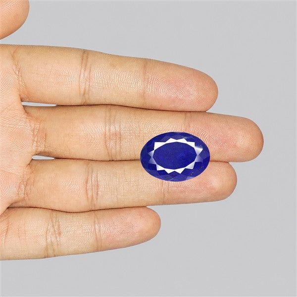 Madan Char Lapis Lazuli Faceted Fine Gemstone