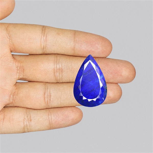 Madan Char Lapis Lazuli Faceted Fine Gemstone