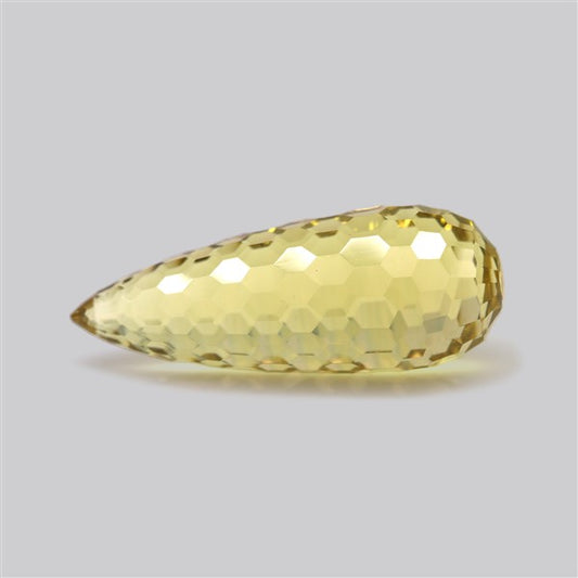 Champagne Quartz Briolette Cut Drop Fine Gemstone