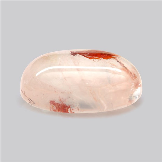 Iron Stained Quartz Fine Cabochon Rare Mineral