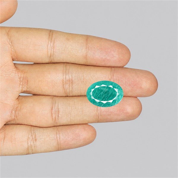 Peruvian Amazonite Faceted Fine Gemstone