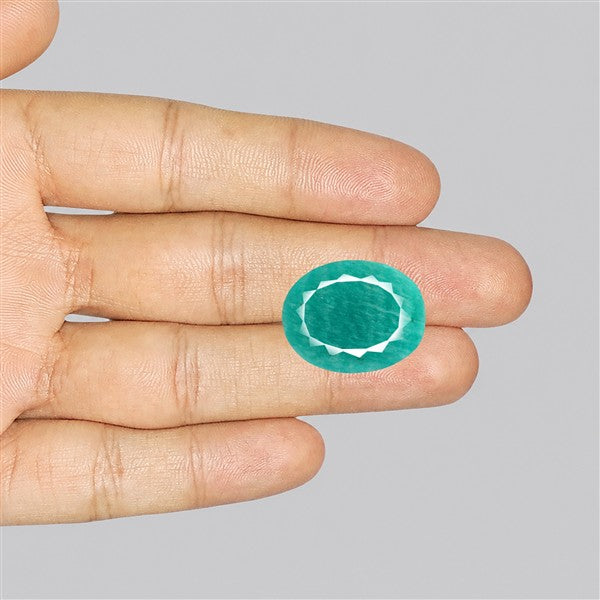 Peruvian Amazonite Faceted Fine Gemstone