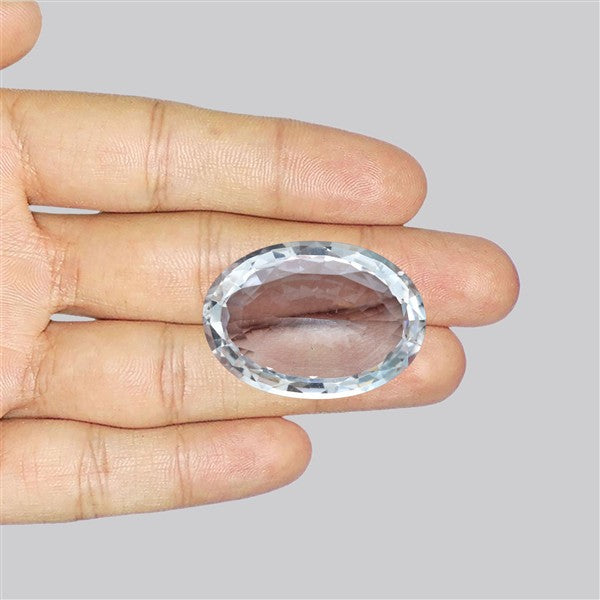 Large Himalayan Quartz Clear Faceted Fine Gemstone natural Crystal