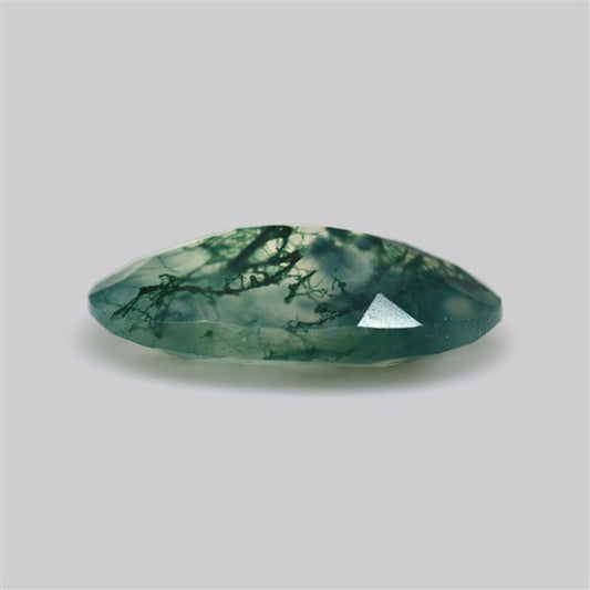Faceted Moss Agate Fine Gemstone