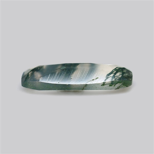 Faceted Moss Agate Fine Gemstone