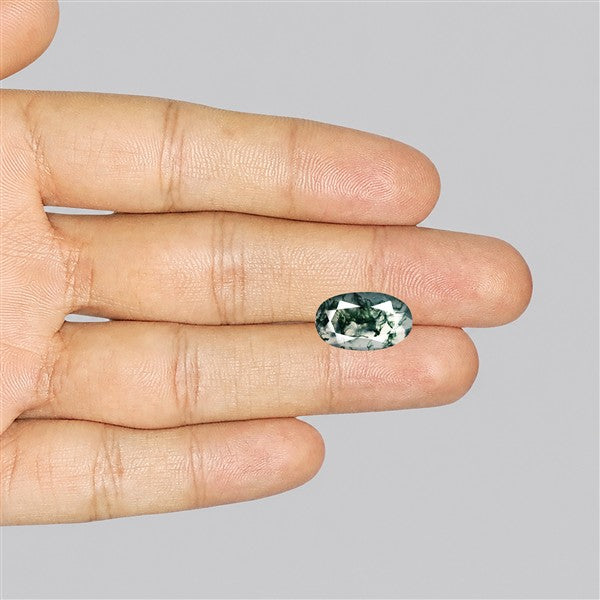 Faceted Moss Agate Fine Gemstone