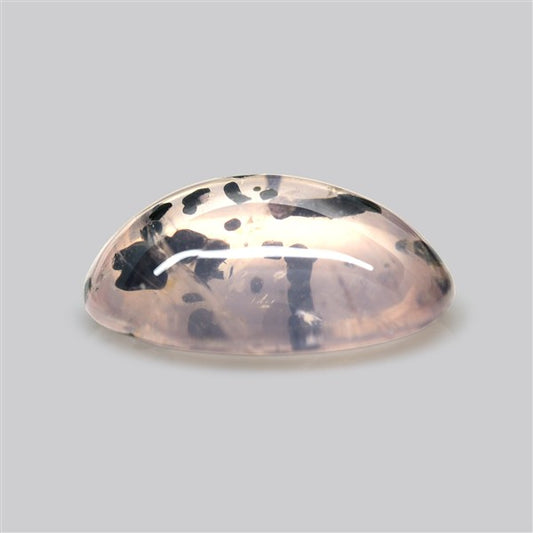 Diopside in Rose Quartz Fine Cabochon