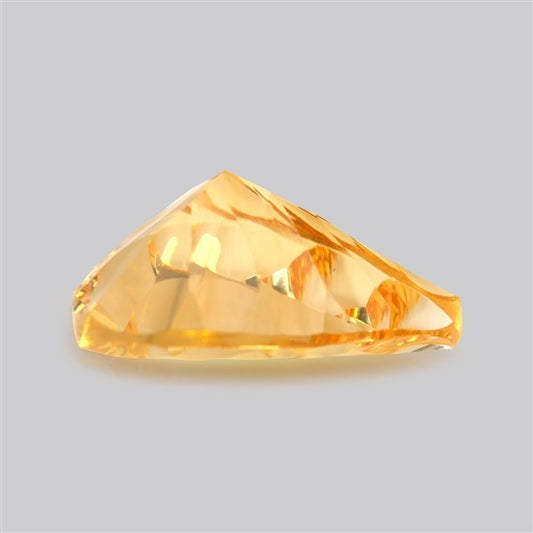 AAA Citrine Concave Cut Faceted Clear Fine Gemstone Millenium Cut