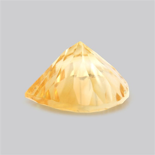 AAA Citrine Concave Cut Faceted Clear Fine Gemstone Millenium Cut