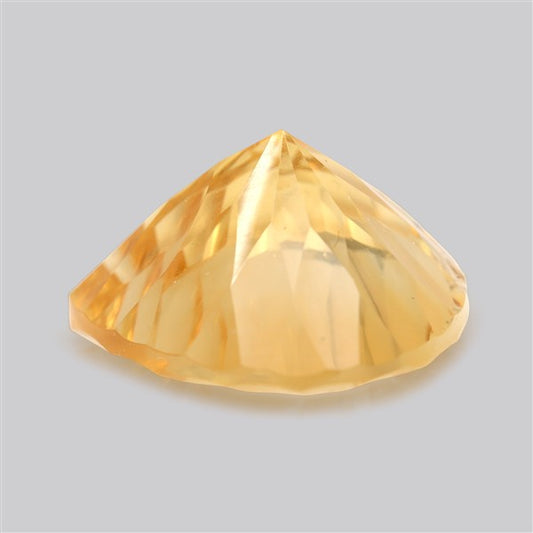 AAA Citrine Concave Cut Faceted Clear Fine Gemstone Millenium Cut