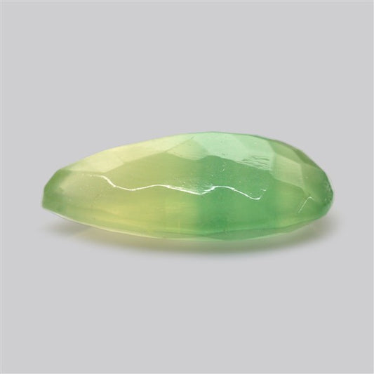 Fluorite Mint Green Faceted Bi-Color