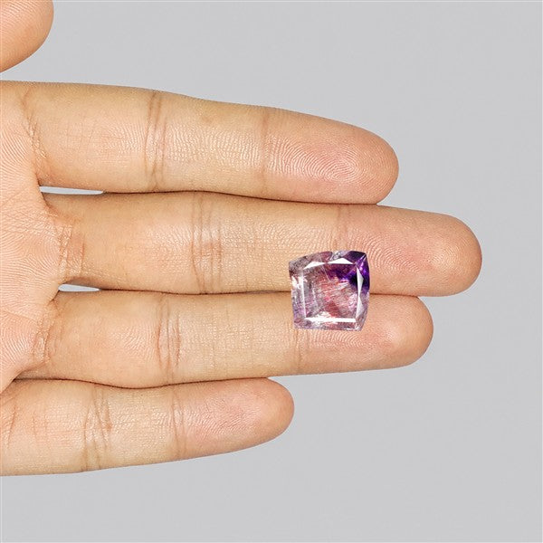 Super Seven Amethyst Faceted Fine Gemstone