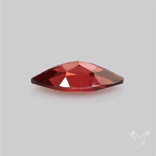Natural Red Almandine Garnet (Pyrope) Faceted Mozambique Garnet