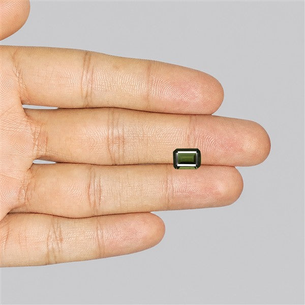 Rare Moldavite Faceted Fine Gemstone Natural