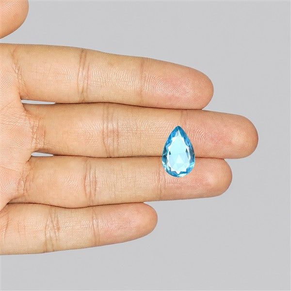 Faceted Swiss Blue Topaz Fine Gemstone