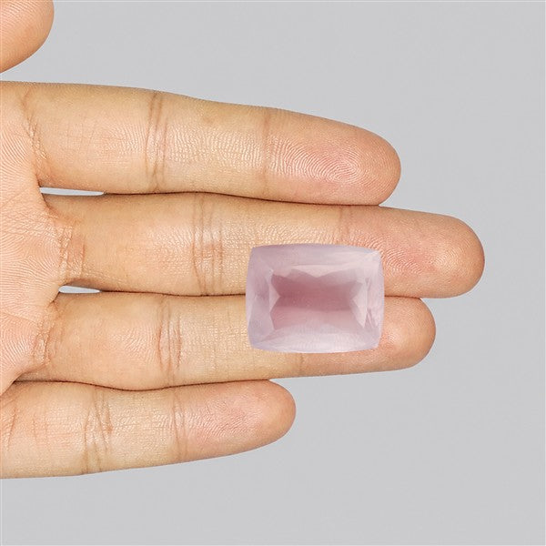 Brazillian Rose Quartz Large Faceted Fine Gemstone
