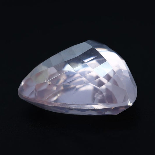 Brazillian Rose Quartz Large Faceted Fine Gemstone