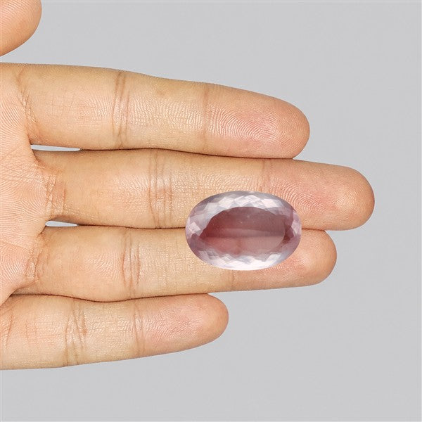 Brazillian Rose Quartz Large Faceted Fine Gemstone