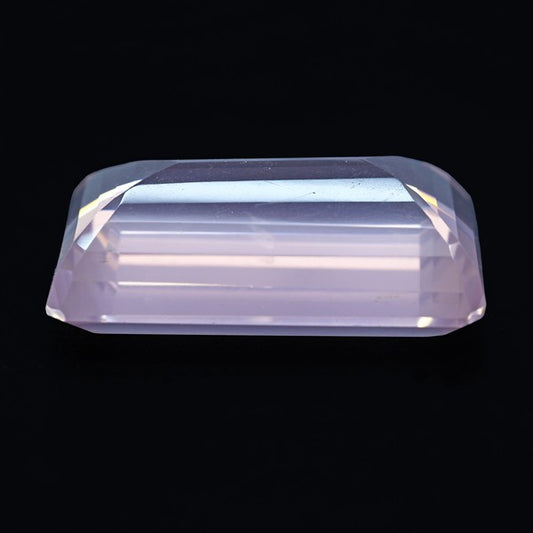 Brazillian Rose Quartz Large Faceted Fine Gemstone